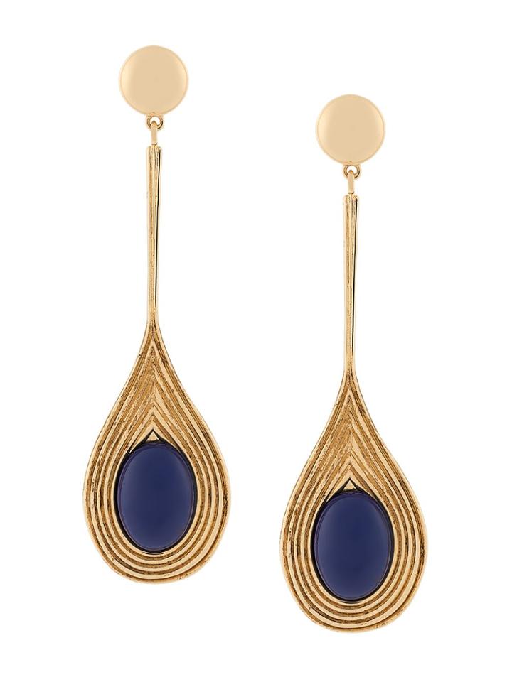 Aurelie Bidermann Sophia Clip Earrings - Metallic
