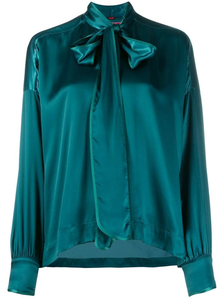 F.r.s For Restless Sleepers Pussy-bow Blouse - Green