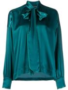 F.r.s For Restless Sleepers Pussy-bow Blouse - Green
