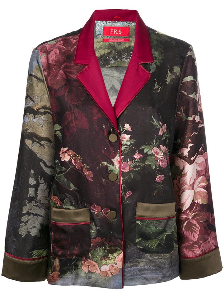 F.r.s For Restless Sleepers Floral Print Button Up Top - Multicolour