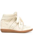Isabel Marant Bobby Wedge Sneakers - Grey
