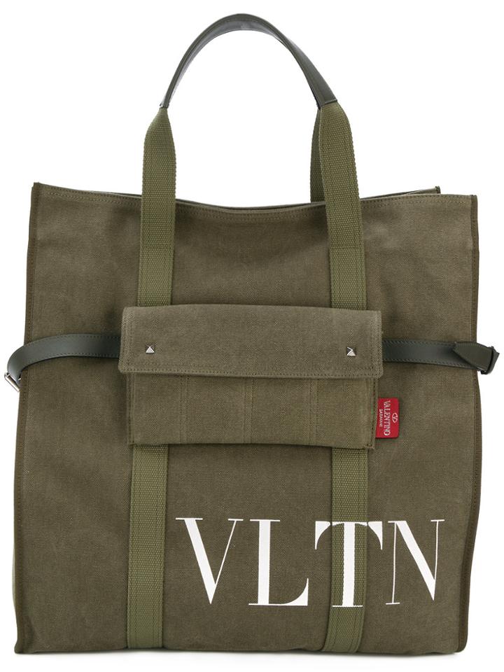 Valentino Valentino Garavani Vltn Tote - Green