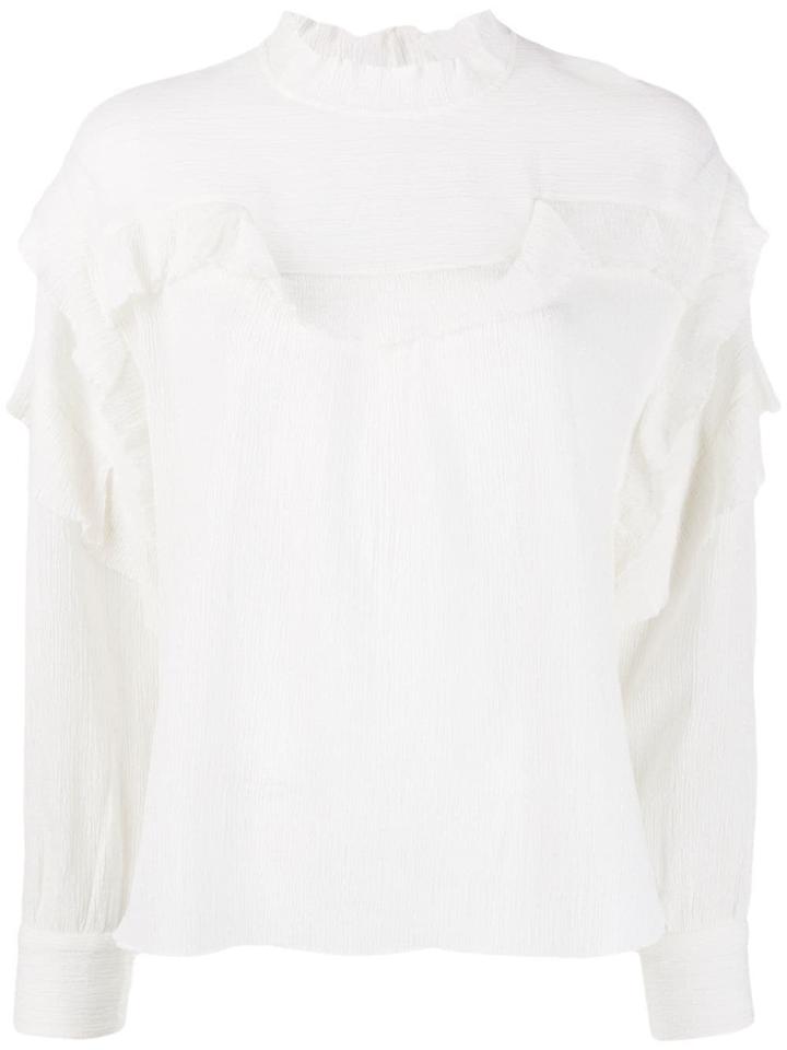 Isabel Marant Moyra Ruffled Blouse - White