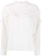 Isabel Marant Moyra Ruffled Blouse - White