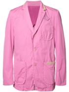 Sacai - Blazer Jacket - Men - Cotton/cupro - 1, Pink/purple, Cotton/cupro