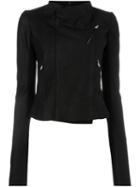 Rick Owens Funnecl Neck Biker Jacket