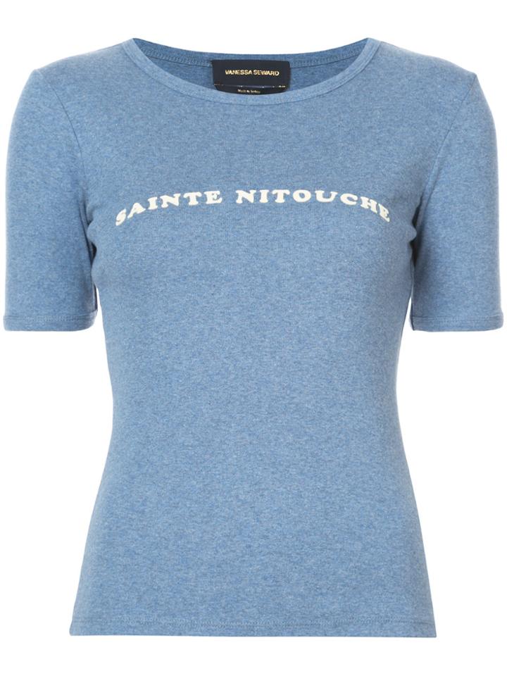 Vanessa Seward Sainte Nitouche T-shirt - Blue