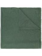 Faliero Sarti Raw Edge Scarf - Green