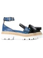 Msgm Tassel Loafer Sandals