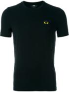 Fendi Bag Bugs T-shirt, Men's, Size: 46, Black, Viscose/bamboo