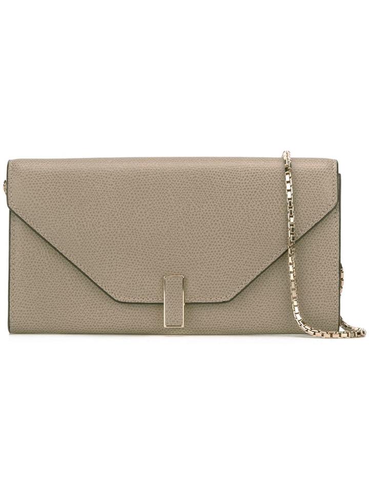 Valextra Chain Strap Clutch - Neutrals