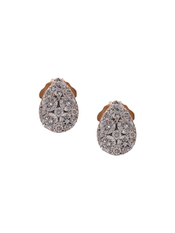 Sara Weinstock 18kt Rose Gold Reverie Pear Cluster Diamond Sud