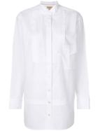 Burberry Panelled Shirt - White