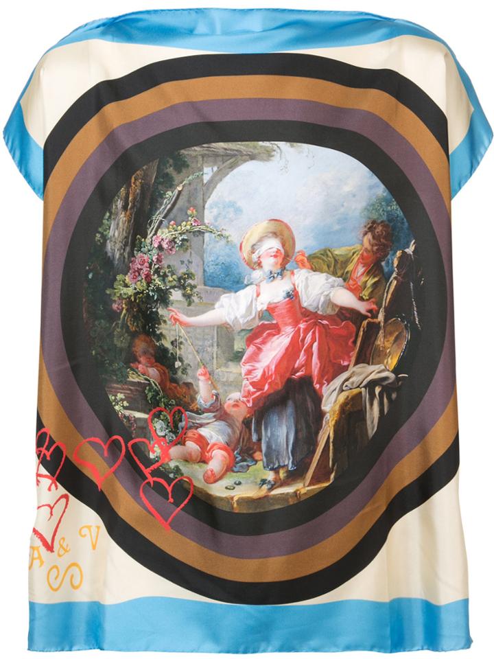 Vivienne Westwood Fragonard Square T-shirt - Blue