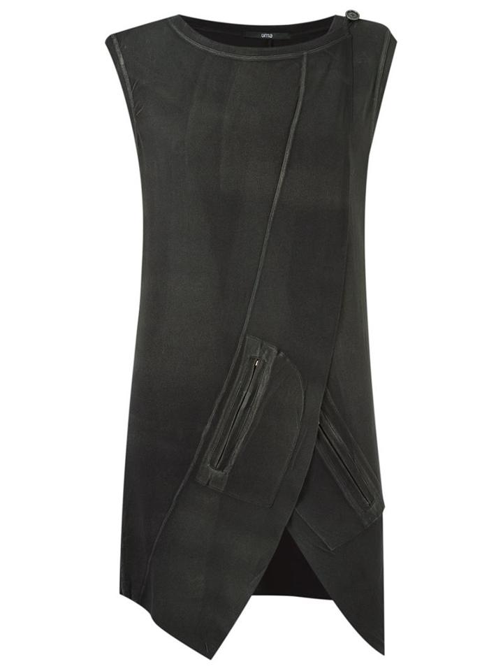 Uma Raquel Davidowicz 'placa' Waistcoat, Women's, Size: P, Black, Spandex/elastane/viscose