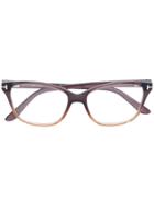 Tom Ford Eyewear Square-frame Glasses - Brown