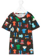 Paul Smith Junior - Bicycle Racing Top Print T-shirt - Kids - Cotton - 4 Yrs, Black