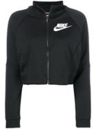 Nike Cropped Track Top - Black