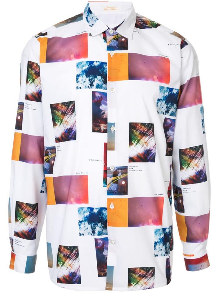 Education From Youngmachines Photo Print Shirt - White