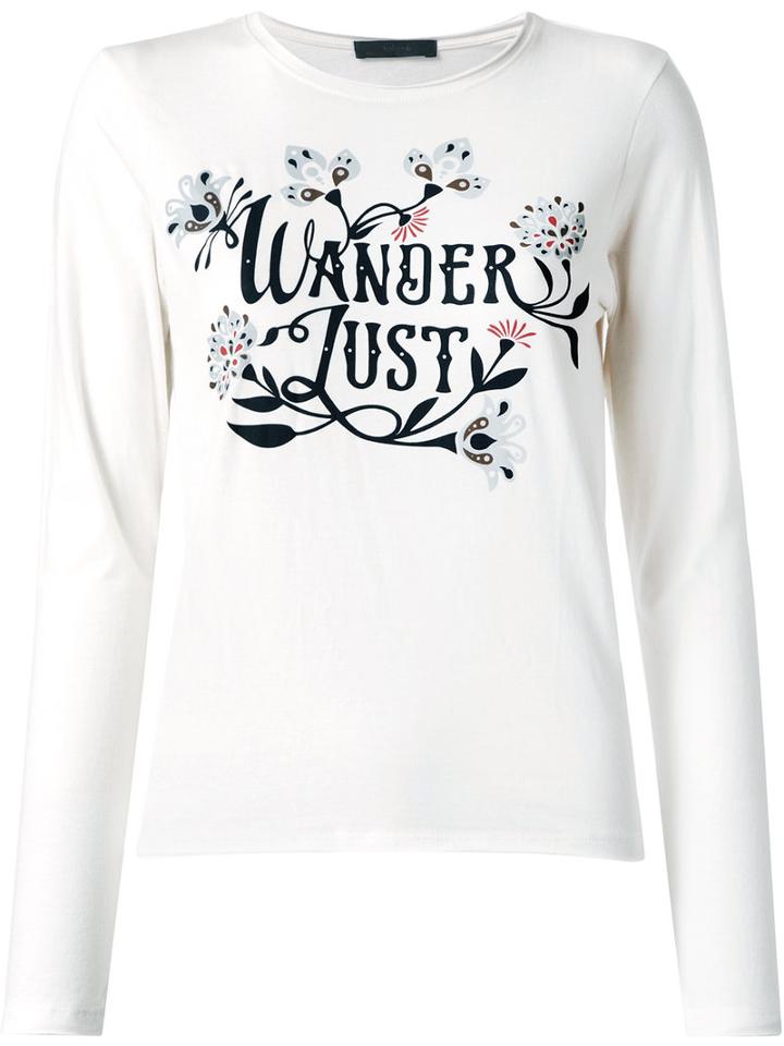 Talie Nk - Printed T-shirt - Women - Cotton - P, Women's, White, Cotton