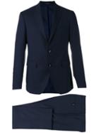 Tagliatore Two-piece Suit, Men's, Size: 48, Blue, Cupro/virgin Wool