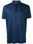 Loro Piana - Classic Polo Shirt - Men - Linen/flax - Xxxl, Blue, Linen/flax