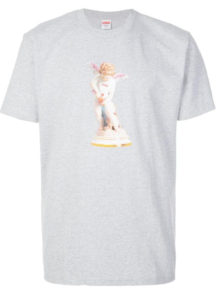 Supreme Cupid Print T-shirt - Grey