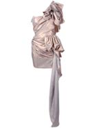 Maticevski Metallic Rose Dress - Pink