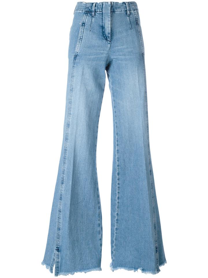 Dondup Flared Jeans, Women's, Size: 38, Blue, Cotton