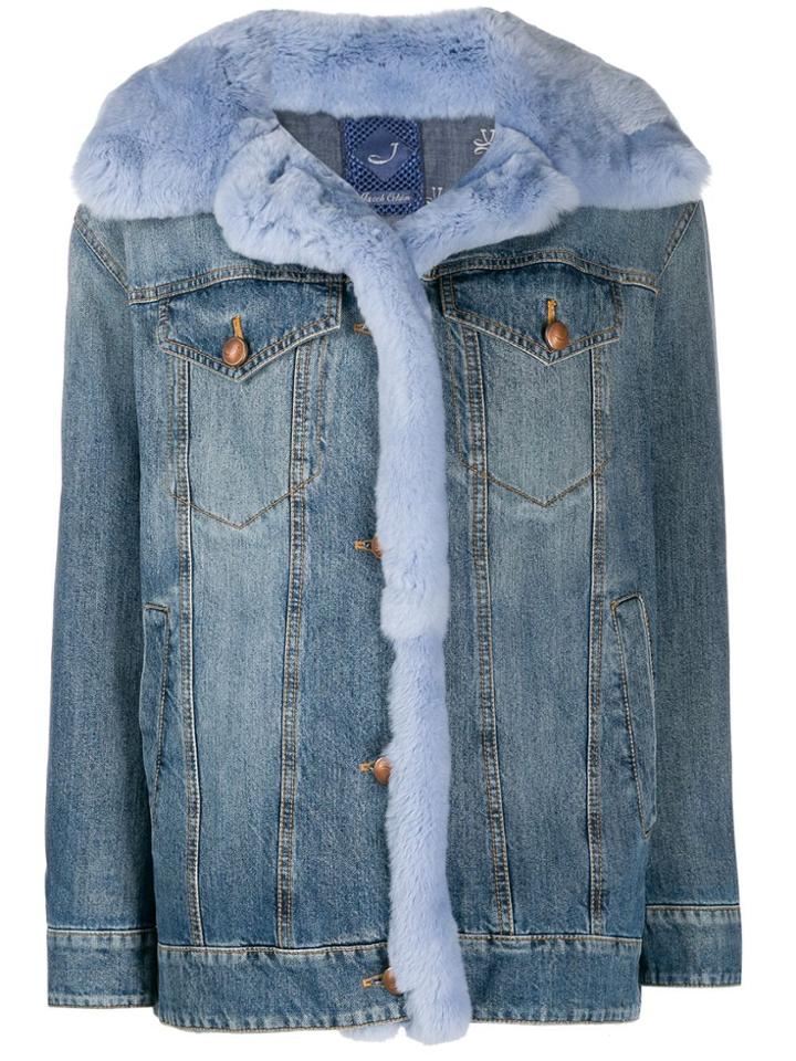Jacob Cohen Oversized Denim Jacket - Blue