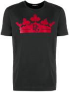 Dolce & Gabbana Crown Printed T-shirt - Black