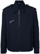 Lanvin - Cross Stitch Jacket - Men - Wood - 46, Blue, Wood