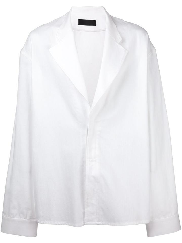 Haider Ackermann Oversized Blazer, Men's, Size: Xxs, White, Cotton