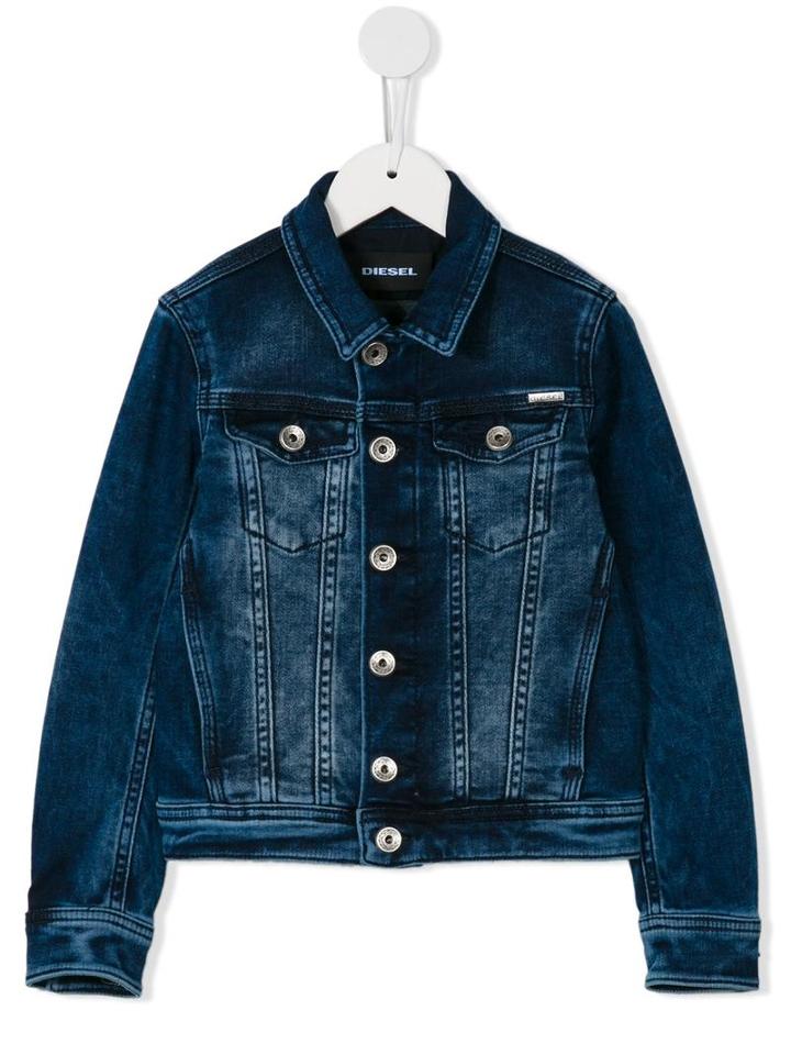 Diesel Kids Jelox Denim Jacket, Boy's, Size: 12 Yrs, Blue
