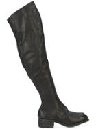 Guidi Over-the-knee Flat Boot - Black