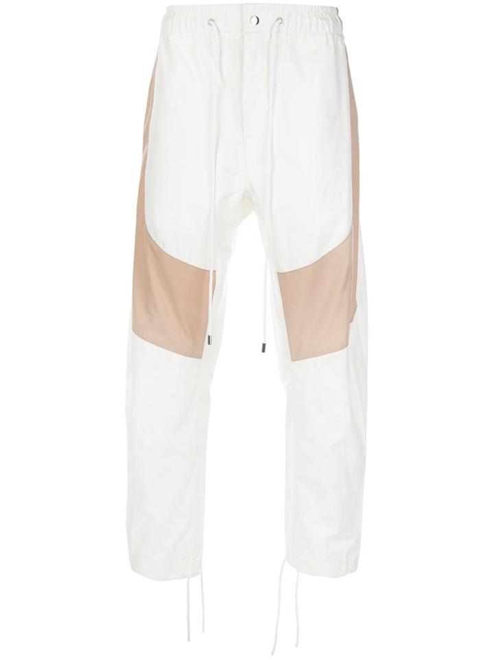 Prabal Gurung Drawstring Track Pants - White