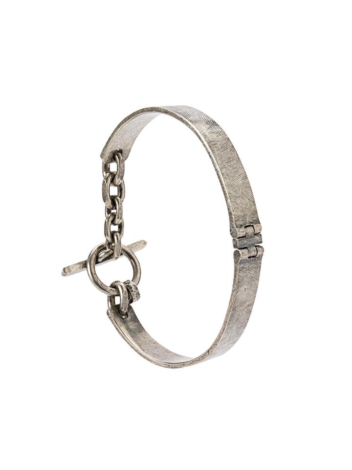 Tobias Wistisen Mechanic Cross Bracelet - Metallic