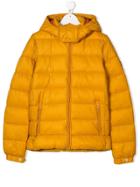 Save The Duck Kids Teen Hooded Down Jacket - Yellow & Orange