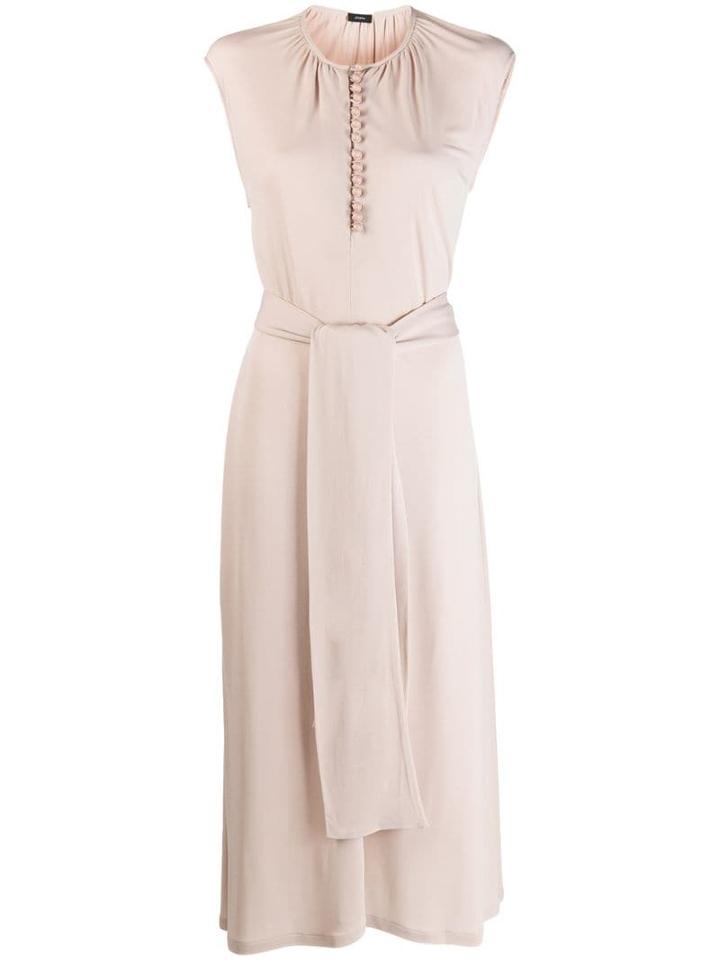 Joseph Tie-waist Midi Dress - Pink