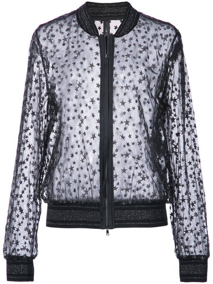 Marc Cain Embroidered Star Jacket - Black