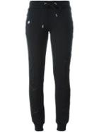 Philipp Plein 'super Sexy' Track Pants, Women's, Size: Xs, Black, Cotton/polyester