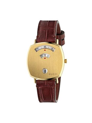 Gucci Grip 35mm Watch - Brown