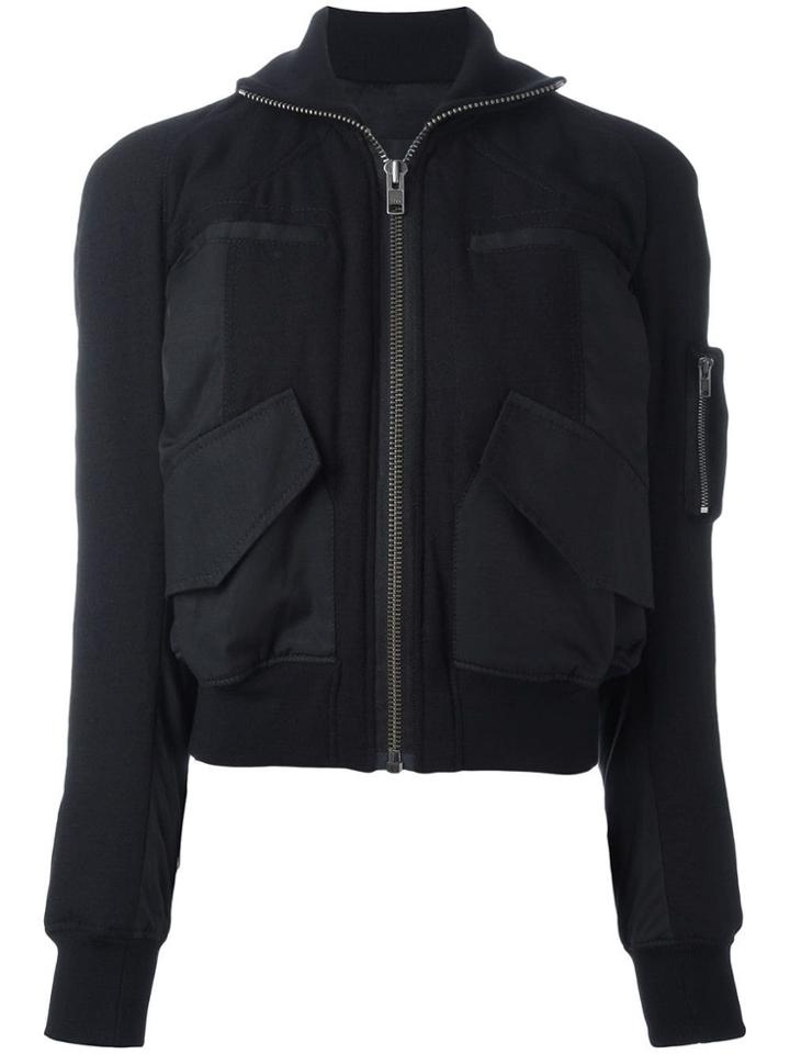 Haider Ackermann Patch Pocket Bomber Jacket - Black