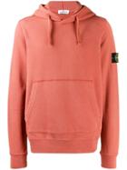 Stone Island Kangaroo Pocket Hoodie - Brown