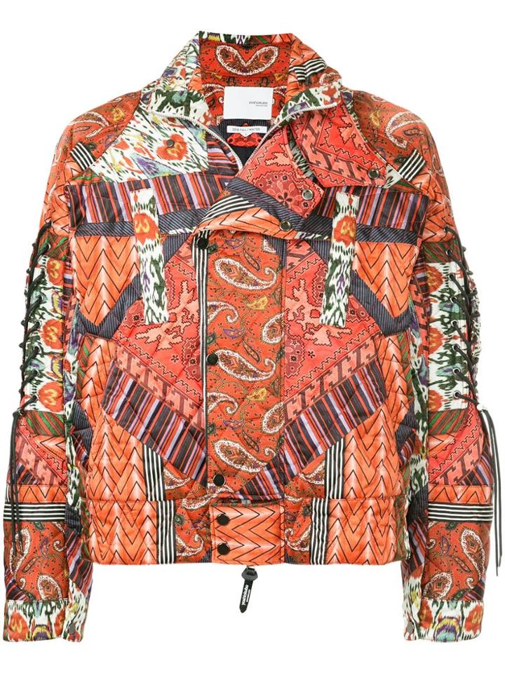 Yoshiokubo Himalaya Quilted Blouson - Yellow & Orange