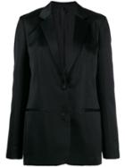 Helmut Lang Relaxed Tuxedo Jacket - Black