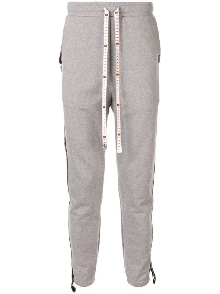 Maison Mihara Yasuhiro Side Logo Stripe Track Pants - Grey