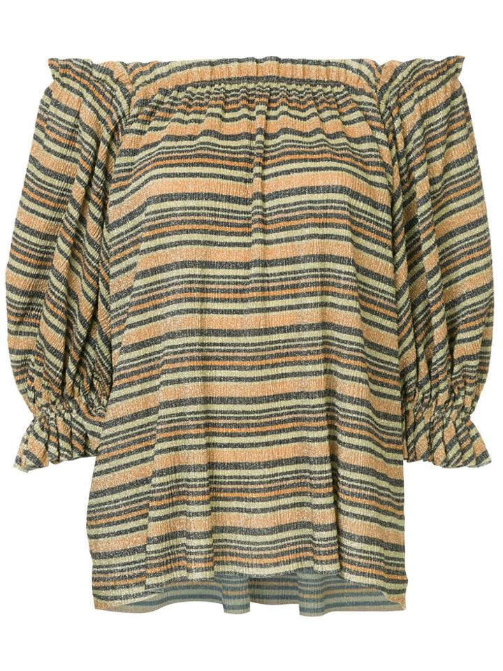 Karen Walker Queen's Knight Top - Yellow
