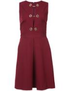 Derek Lam 10 Crosby Sleeveless Dress With Grommet Detail - Red