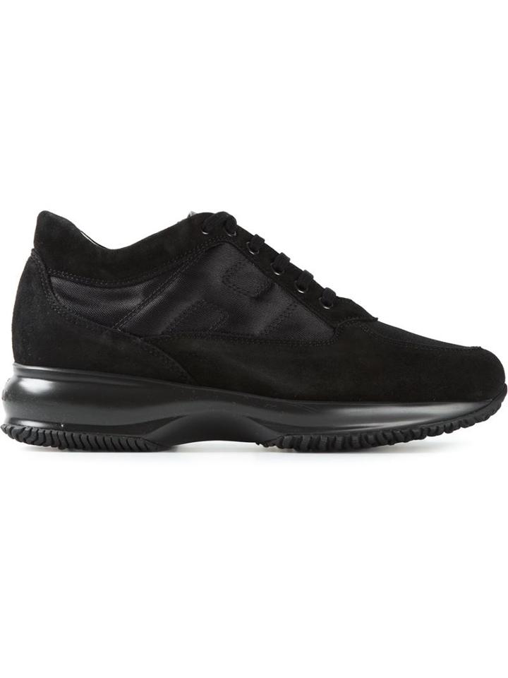 Hogan Interactive Sneakers, Women's, Size: 39, Black, Leather/rubber